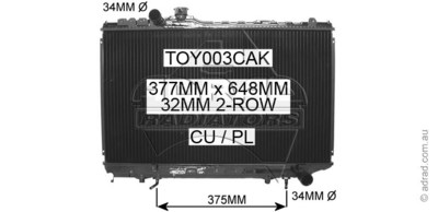 TOY003CAK - ADRAD - Veale Auto Parts