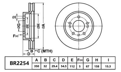 BR2254ULT - BENDIX