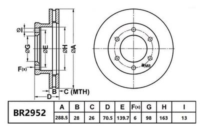 BR2952ULT - BENDIX
