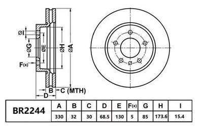 BR2244LULT - BENDIX