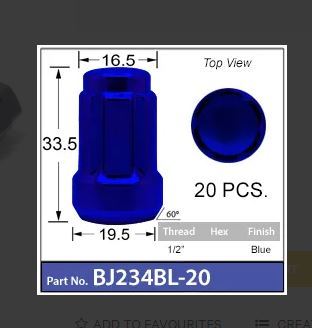 BJ234BL-20 - NICE PRODUCTS PTY LTD